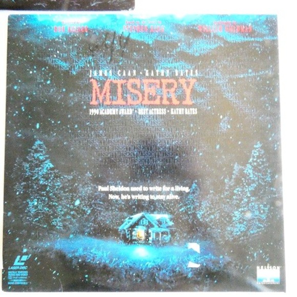 Stephen King Laserdisc Lot Of 5 Dark Half Sleepwalkers Misery Lawnmower Man 1 & - Picture 6 of 11